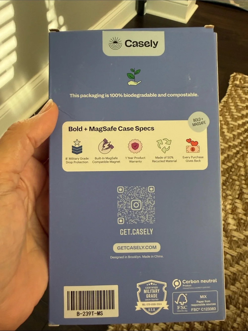 casely bold blue